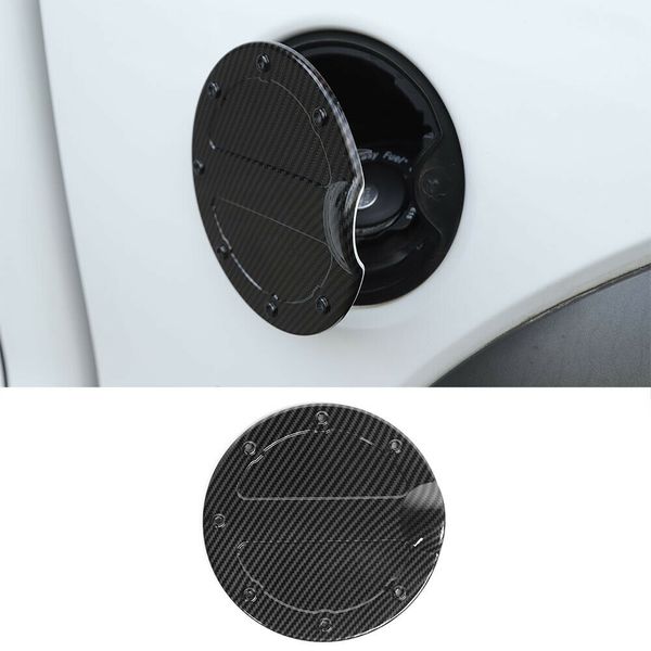 

fuel tank cover gas door cap for ford f150 raptor 09-14 abs carbon fiber