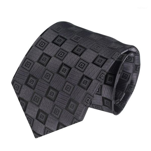 

business mens tie 2021 brand new retro plaid 8cm wide neck tie fashion formal dress suit necktie party work gift box1, Black;gray