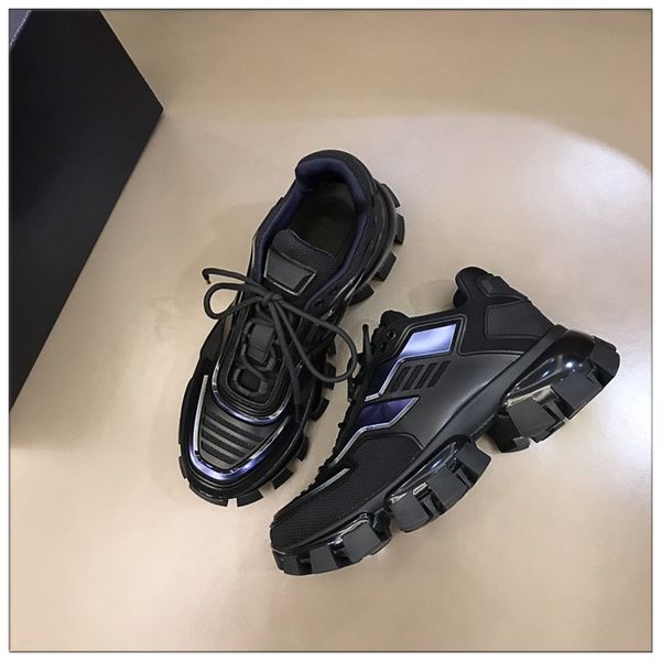 

luxury designer men sneaker casual shoes low genuine leather sneakers ace bee stripes shoe walking sports trainers size 38-45, Black