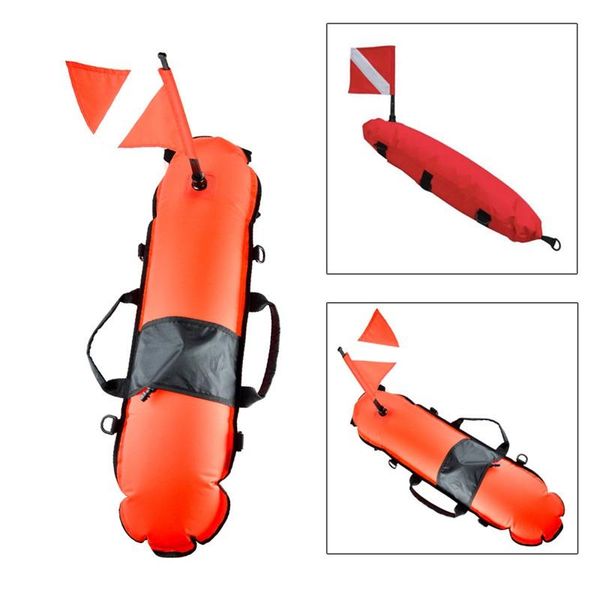 

inflatable diving spearfishing signal float buoy + dive flag banner swimming snorkeling accessories5 pool & accessories
