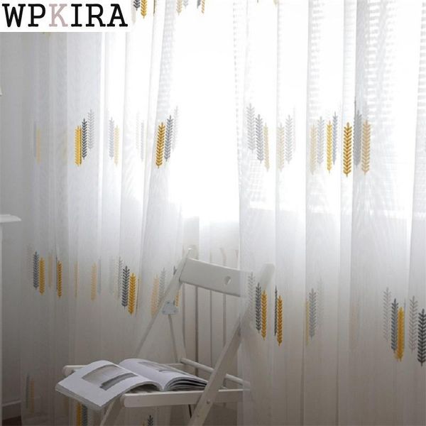 

colorful embroidered lavender leaf flower tulle green curtains for living room beige embroidery purple sheer m161&c curtain & drapes
