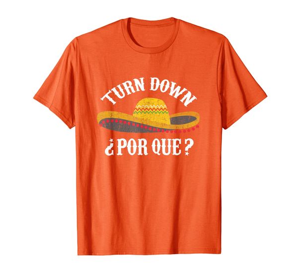 

sombrero turn down por que cinco de mayo party t-shirt, White;black
