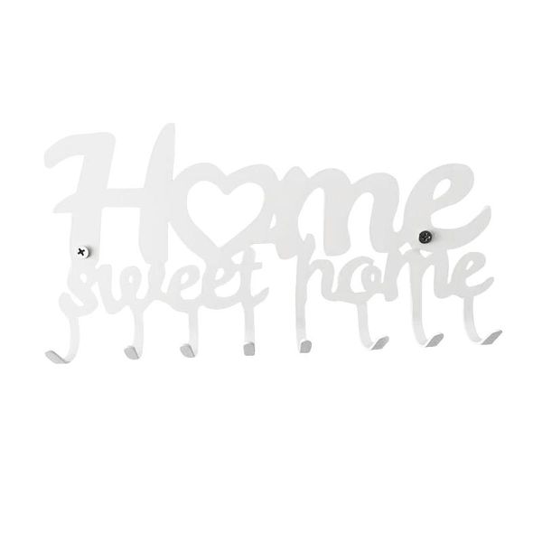 

hooks & rails 8 key holder kitchen sweet home vintage entryway decorative hanger with screws front door towel organizer garage wall rack