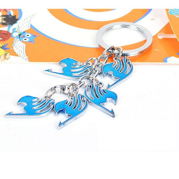 

keychains fashion anime fairy tail guild lucy key chains keychain cosplay keyring charm accessory pendant ornament for bags gift, Silver