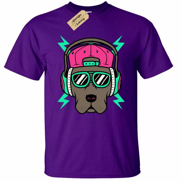 

Fresco Perro Camiseta Hombre, White;black