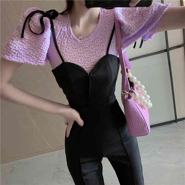 

jacket spring summer bodysuit overalls broad leg korean pants fashion women women's playsuits, Black;brown