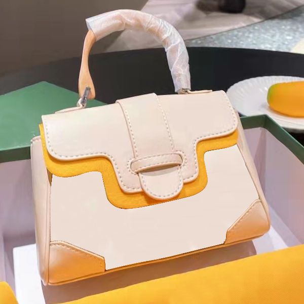 

2022 luxury handbags shoulder bag designer women's patent leather tote handbag 10 color totes handbag suitable for multi place party wh