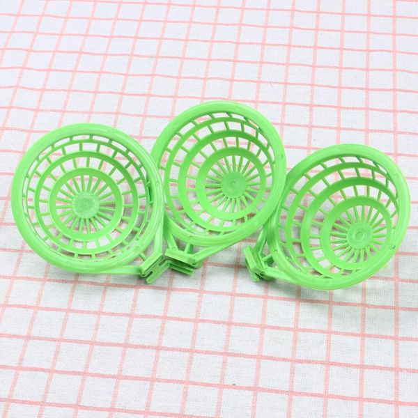 

bird cages 3pcs breeding basin hollow-out nest pet supplies for parrot green