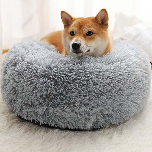 

cat beds & furniture 120cm winter long plush pet nest bed mats warm cats kennel cattery pup dog sofa deep mattress xxl large towser