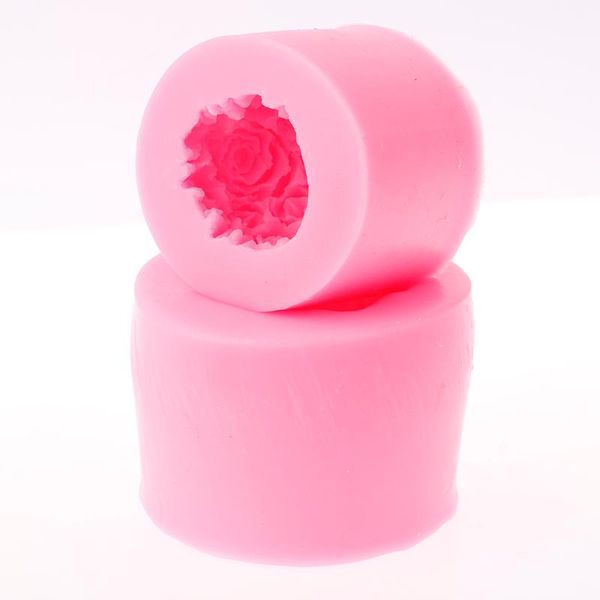 

craft tools 1pc flower ball 3d rose shaped silicone decorative soap candle molds diy mould crafts