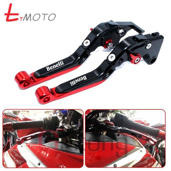 

motorcycle brakes adjustable folding extendable brake clutch lever fits for benelli tnt 250tnt250