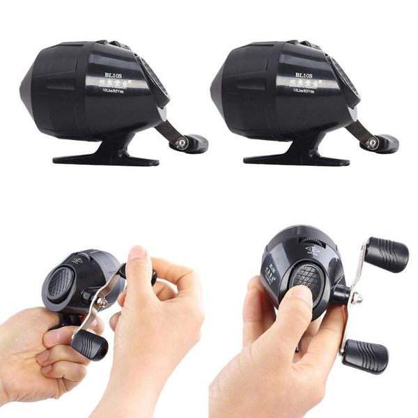 

pcs stainless steel spincast fishing reel 10lb/85yds gear for hunting baitcasting reels