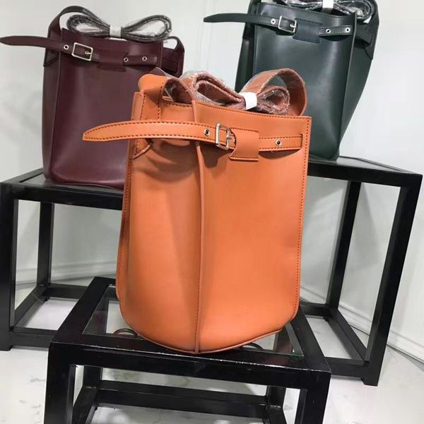 

evening bags 2021 luxury handbag women's one shoulder bag fashion leather lychee pattern bucket circular oblique