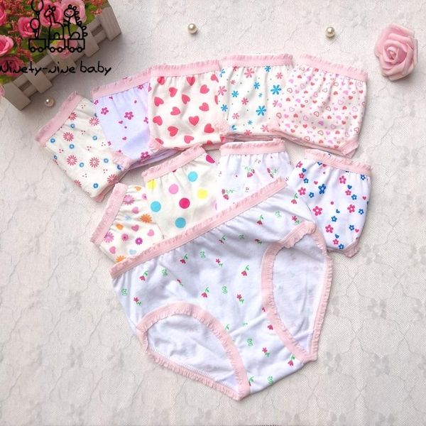 

12pcs/pack girls cotton underwear breathable & comfortable panties for kids cute cartoon printing briefs children underpants, Camo