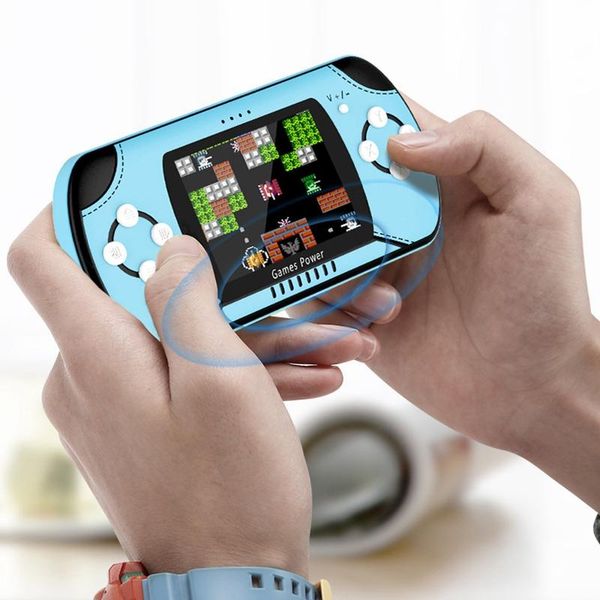 

rs-11 8 bit charging bank power handheld game console 10000 mah large capacity nostalgic built in 300 portable players