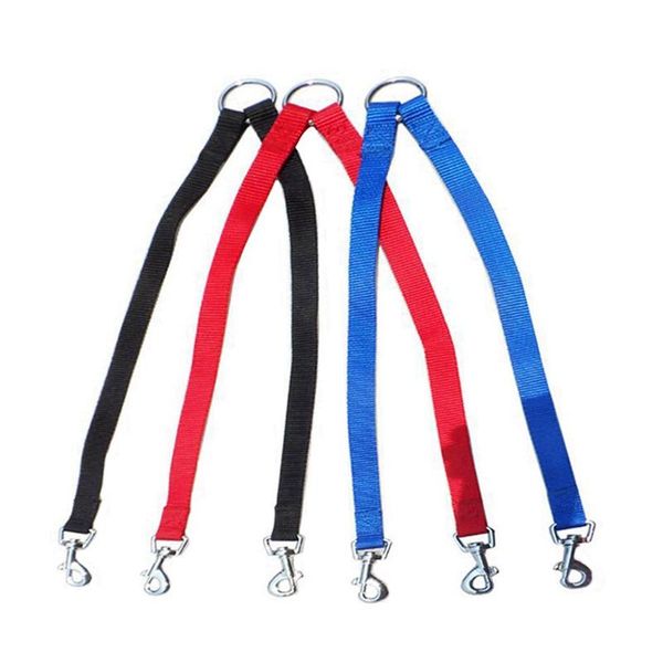 

dog collars & leashes double leash elastic pet couple walking leads traction rope for 2 twin dogs cats supplies