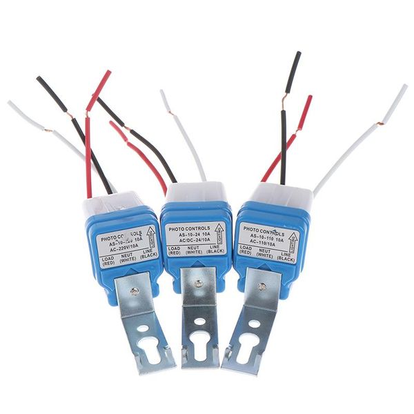 

smart home control ac 24v 110v 220v auto street light switch night on day off sensor switches