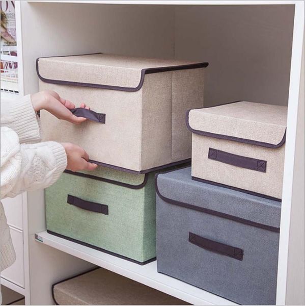 

storage baskets foldable deskbasket sundries organizer box underwear vosmetic bag accessories scarf socks stockpile