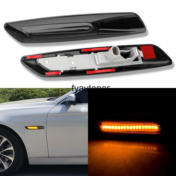 1 paar Für BMW 1 3 5 Serie E60 E61 E81 E82 E87 E88 E90 E91 E92 E93 Vorderseite blinker Lichter Auto Bernstein LED Marker