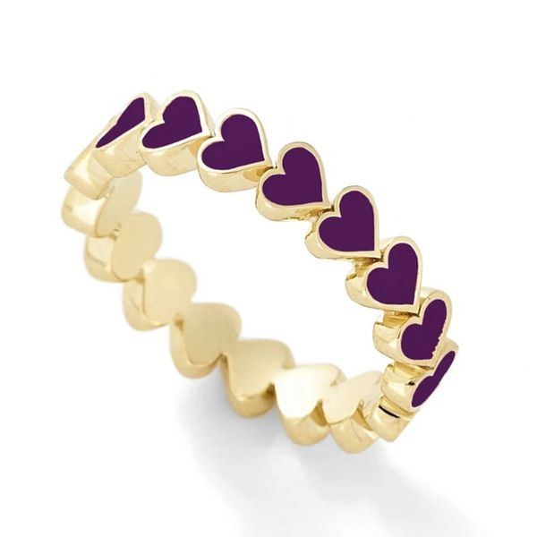 

wedding rings heart to ring rainbow endless love alloy exquisite fashion as a gift for girlfriend n58f, Slivery;golden