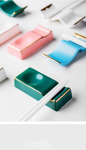 

chopsticks mop dining table dual-purpose ceramic rack high-end el household