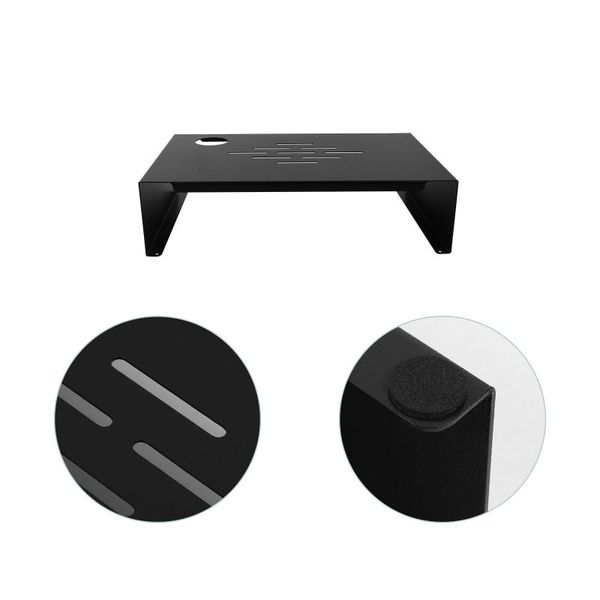 

hooks & rails deskmonitor steel stand computer screen riser lapbase holders