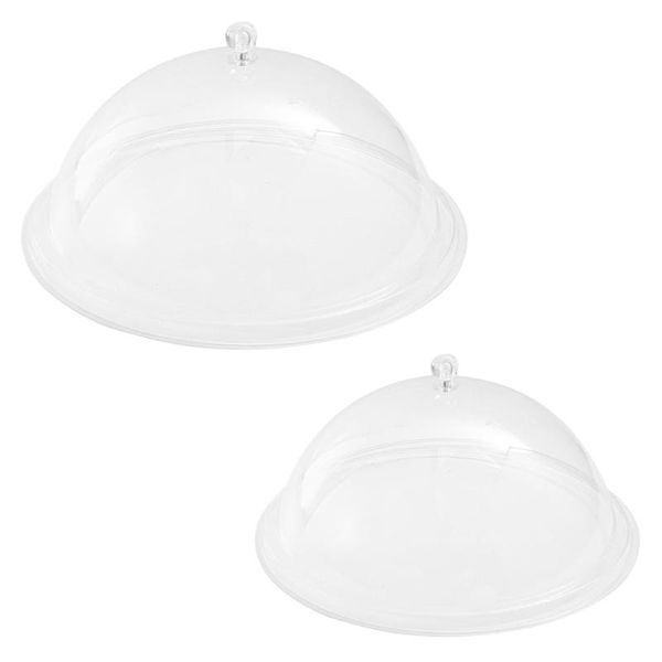 

kitchen storage & organization 2pcs food protector fresh-keeping cover transparent