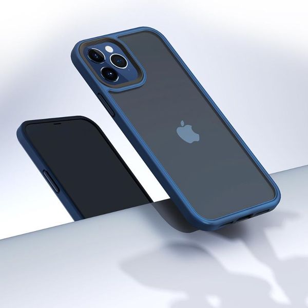 

cell phone pouches anti-knock matte tpu bumper case for 12mini 11 12 pro max xr x xs 8 7 plus translucent hard pc shockproof cover