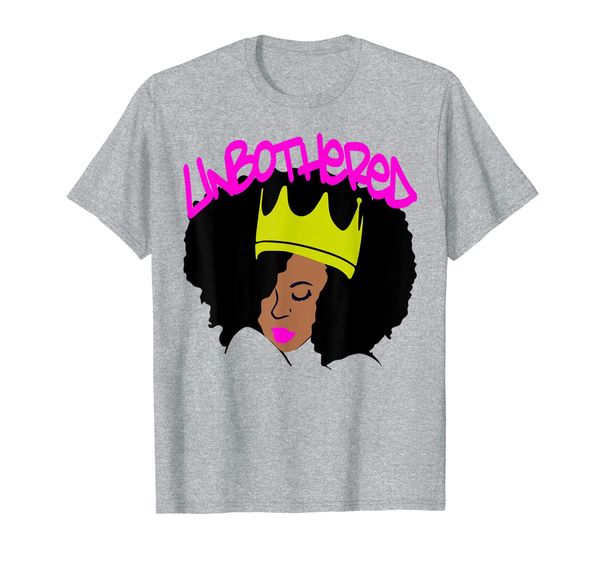 

unbothered queen t-shirt beautiful black pride self love, White;black