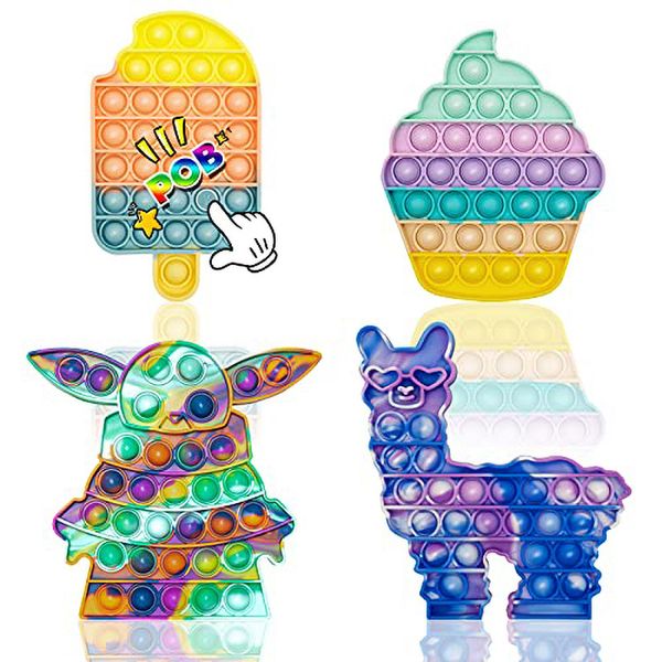

fidget toy push bubbles multi color antistress toys kids funny relief stress deskgame soft squeeze logical reasoning training gifts