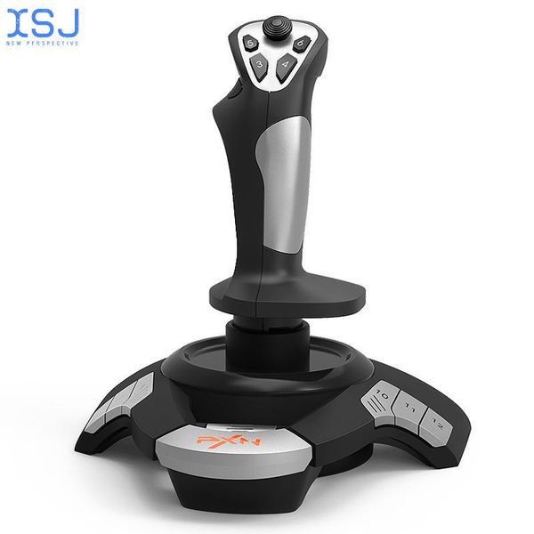 

game controllers & joysticks forpxn-f16 flight simulator gamepad vibration controller usb wired gaming joystick joypad for pc/deskacce