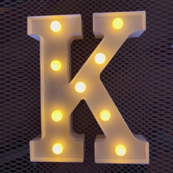 

letter lights sign letters night light battery powered alphabet lamp for wedding birthday party decoration l23 novelty items