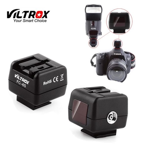 

viltrox fc-6s shoe wireless flash light controller optical slave trigger adapter for minolta to camera flashes