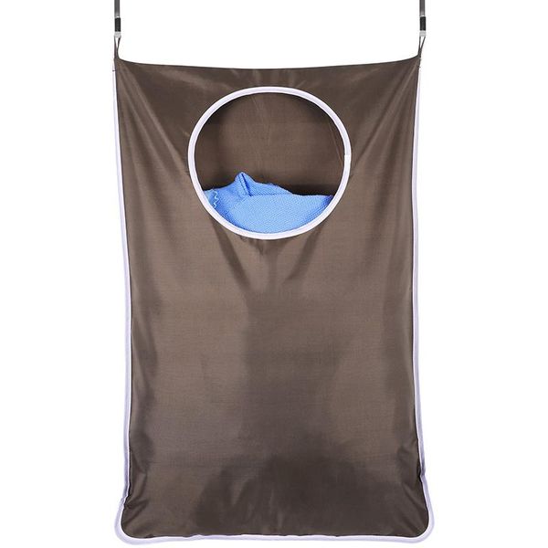 

portable large capacity home storage bag dirty clothes washroom hanging durable oxford fabric organizer laundry bags