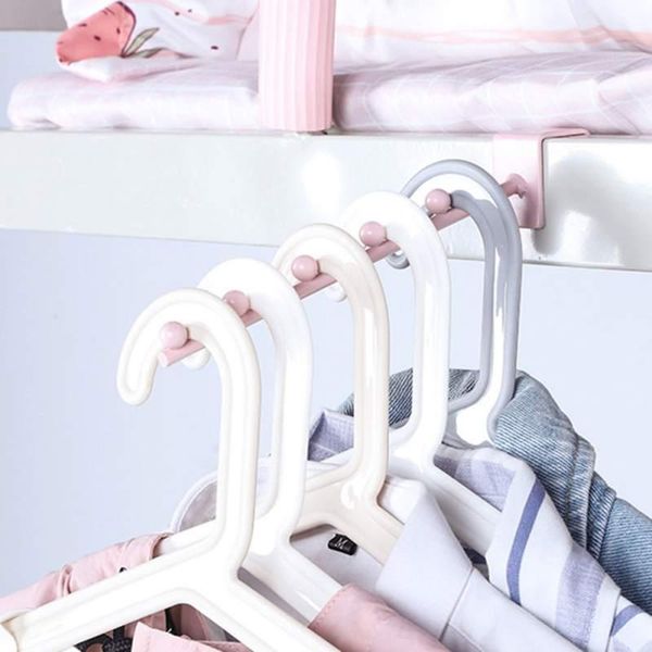 

hangers & racks wall mount waved waterfall hanger rack garment display hook wardrobe clothing storage shelf