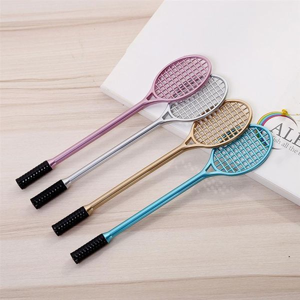 

gel pens adorable tennis racket 0.5mm fine point ink student stationery gift