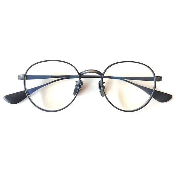 

fashion sunglasses frames round alloy glasses women man 2021 retro trendy design eyewear, Black