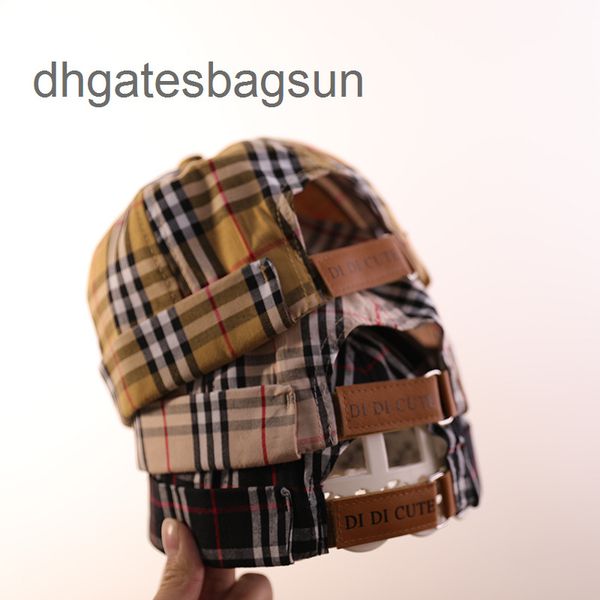 

brand cap carves children's spring autumn melon skin hat english embroidery llord hat baby street personality yuppie girl's thin s, Blue;gray