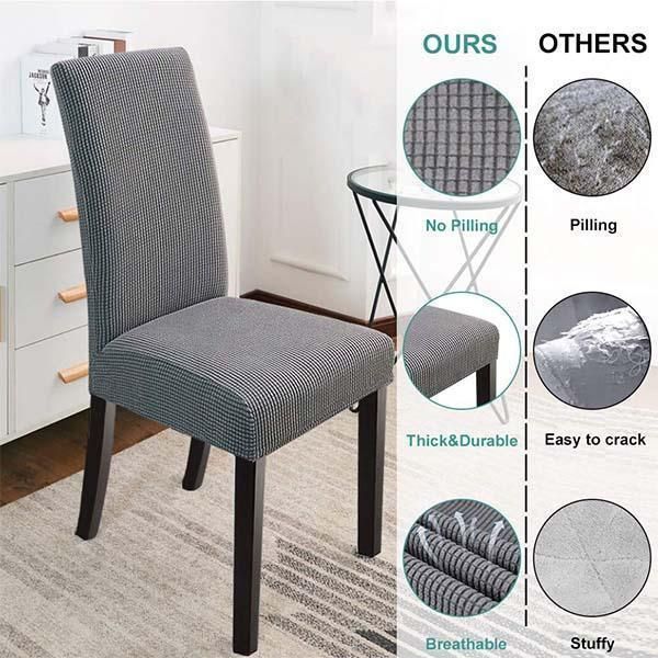 

chair covers stretch cover pure coloer dining elastic spandex seat anti-dirty re 0525