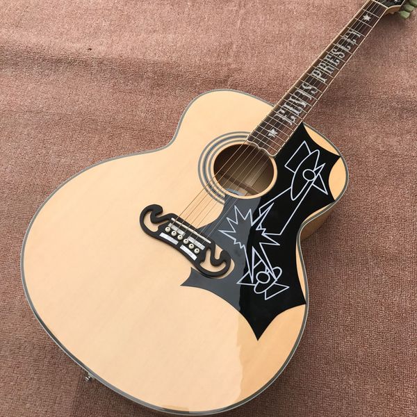 

delivery, 43 inch acoustic guitar, rosewood fingerboard