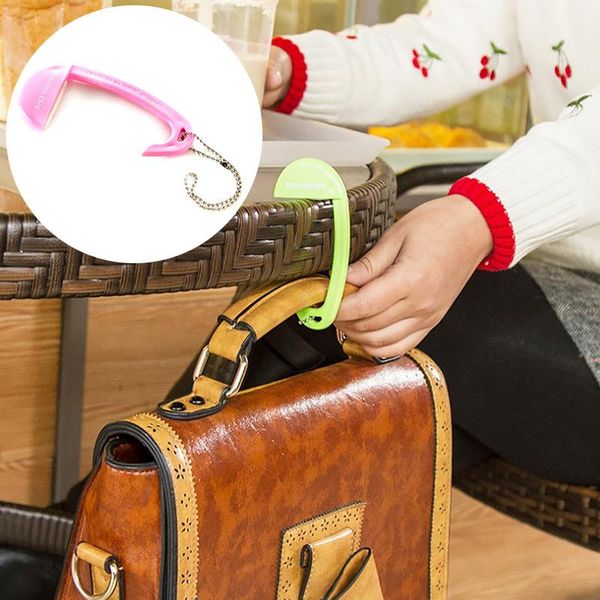 

hooks & rails portable plastic hanger decoration travel bag hook hanging table purse wall rack handbag