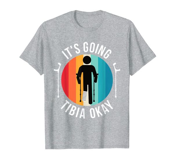 

Get Well Soon Gift Ankle Knee Foot Injury Broken Leg T-Shirt, Mainly pictures