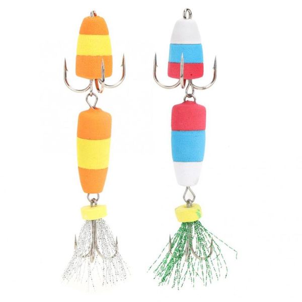 

fishing foam bait hook high carbon steel treble artificial swimbait soft baits lures fishhooks tackle hooks