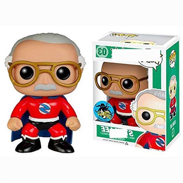 

83funko pop stan silver bronze statue li shouban ornament model version q doll 03#