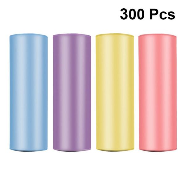

waste bins 300pcs thickened garbage bag aromatic roll colorful rubbish