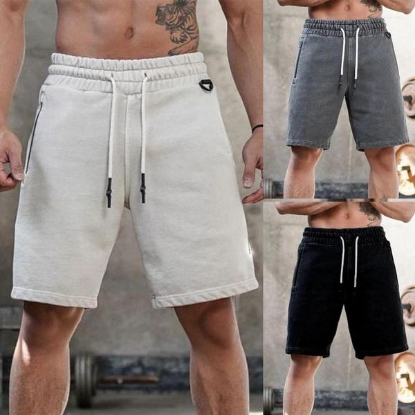 

men's shorts summer casual male sportswear jogger short pants running jogging fitness gym breathable sweatpants 4xl, White;black