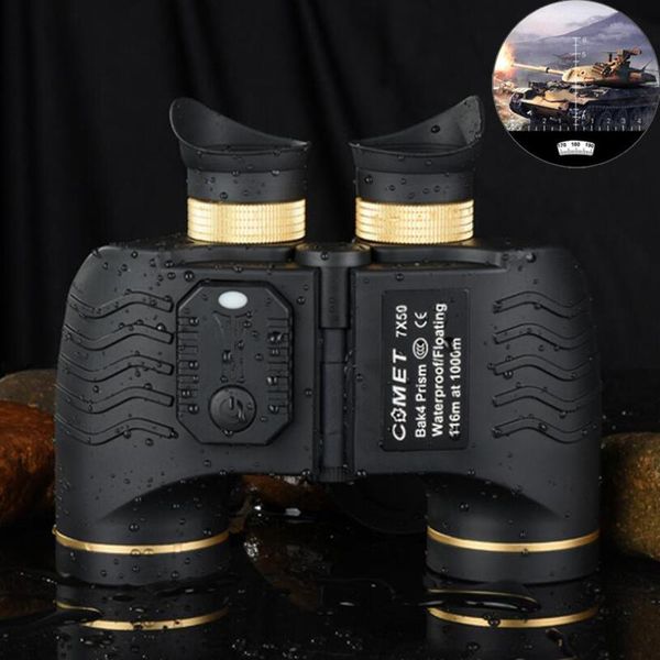 

telescope & binoculars high power military 7x50 hd waterproof quality rangefinder compass lll night vision for hunting camp