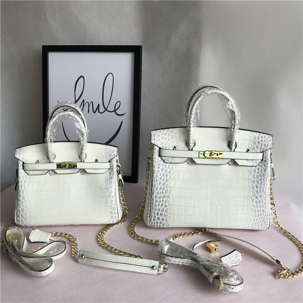 

design purse fashion bag crocodile leather hand cowhide women's