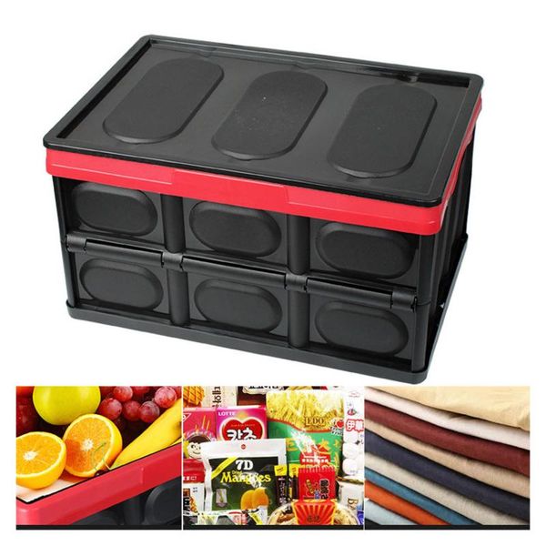 

car organizer general-purpose storage box folding back household plastic 2012