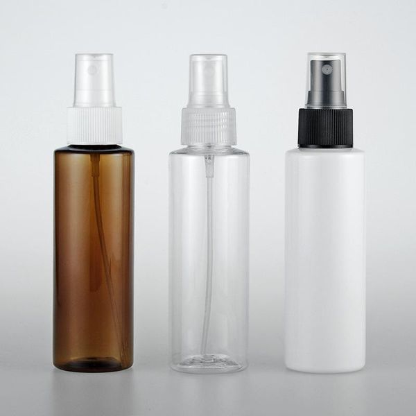 

storage bottles & jars 30pcs 120ml plastic spray pump bottle refillable perfume with white clear brown mist sprayer pet containers
